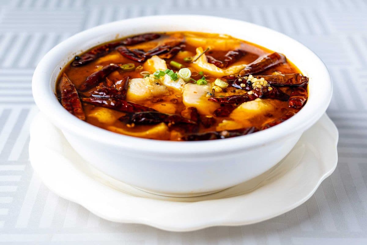 519-Poisson bouilli à la sauce chili piquante 水煮魚