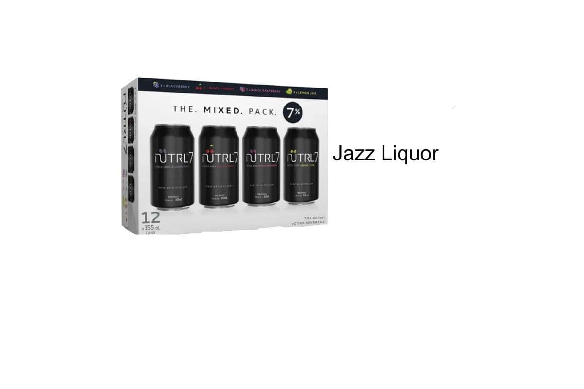 NUTRL 7 VODKA SODA MIXED PACK (1 x 12 CANS )