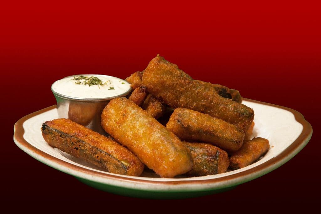 Courgettes frites / Fried Zucchinis