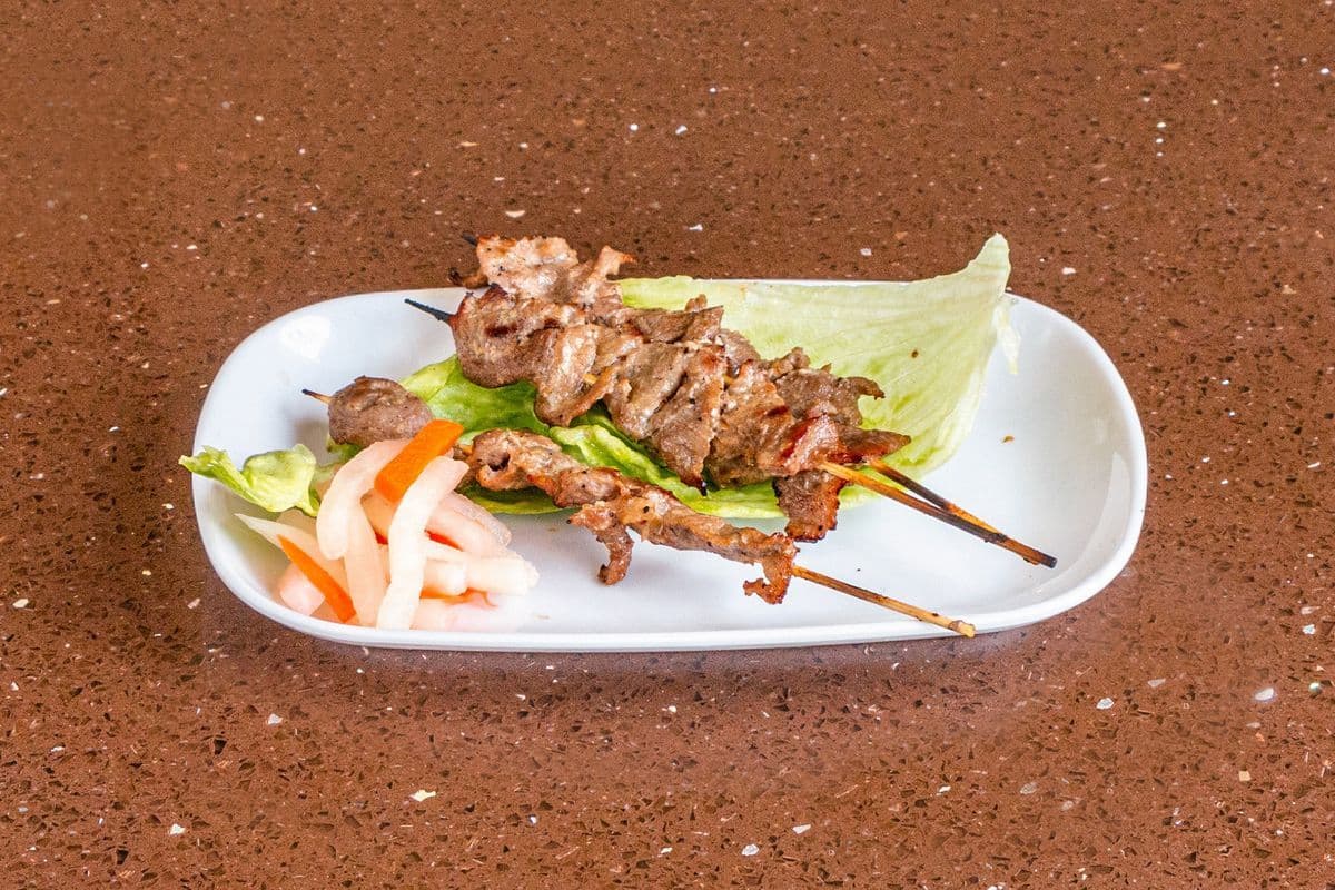 611 - Grilled Beef with Satay Sauce