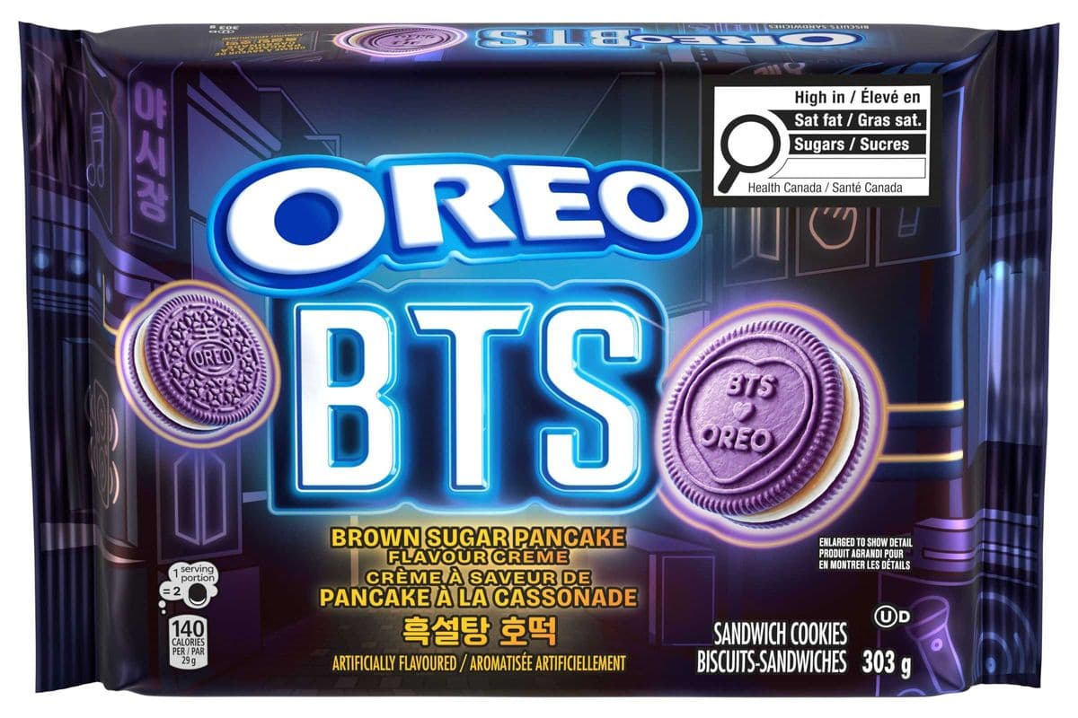 Oreo BTS Brown Sugar Pancake Flavour Creme (303g) (140 Cal)