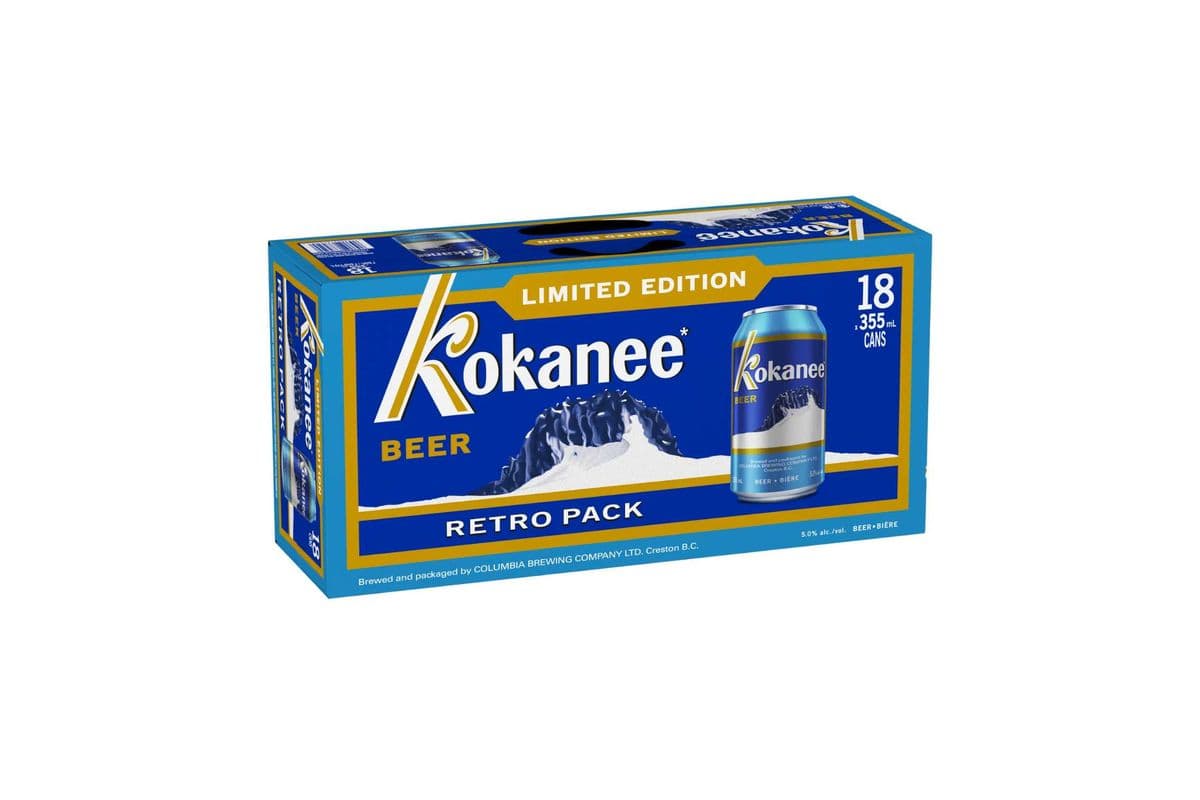 Kokanee Limited Edition Retro Pack (18 Cans) (1 x 18x355ML)