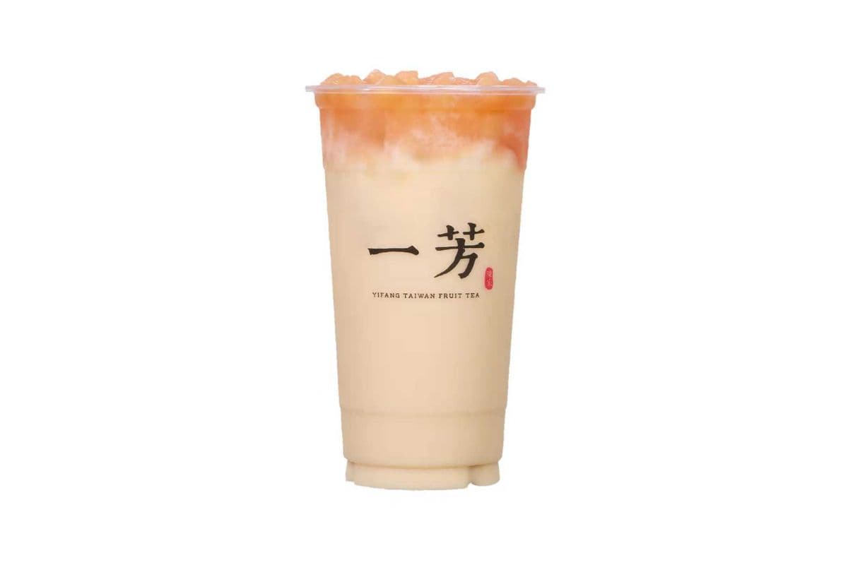 Peach Green Tea Latte 桃桃鮮奶綠