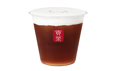 Milk Foam Brewed Tea