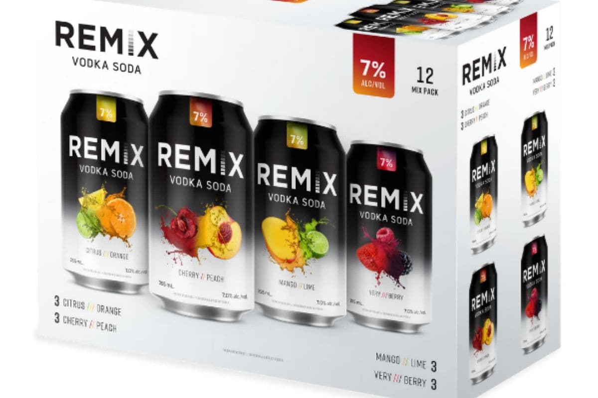 REMIX VODKA SODA 7% 12X355ml (12 x 355ml)