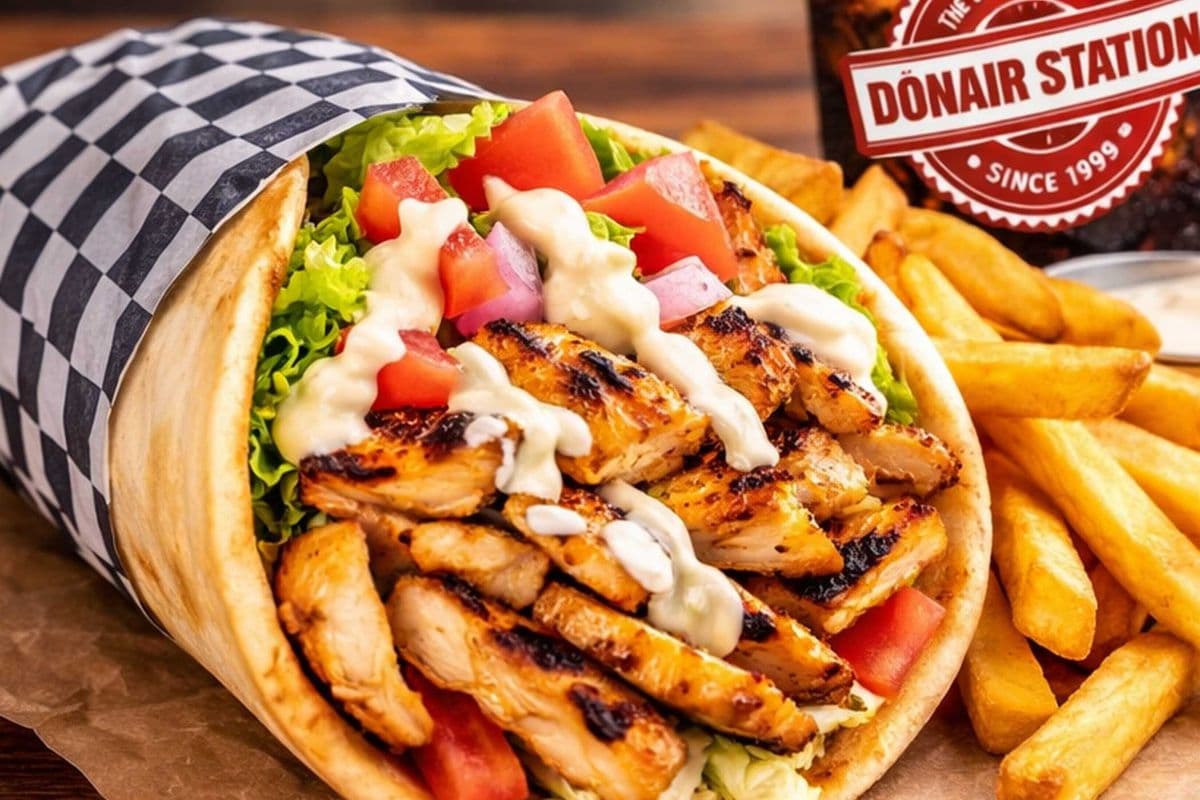 Jumbo Chicken Shawarma wrap Combo
