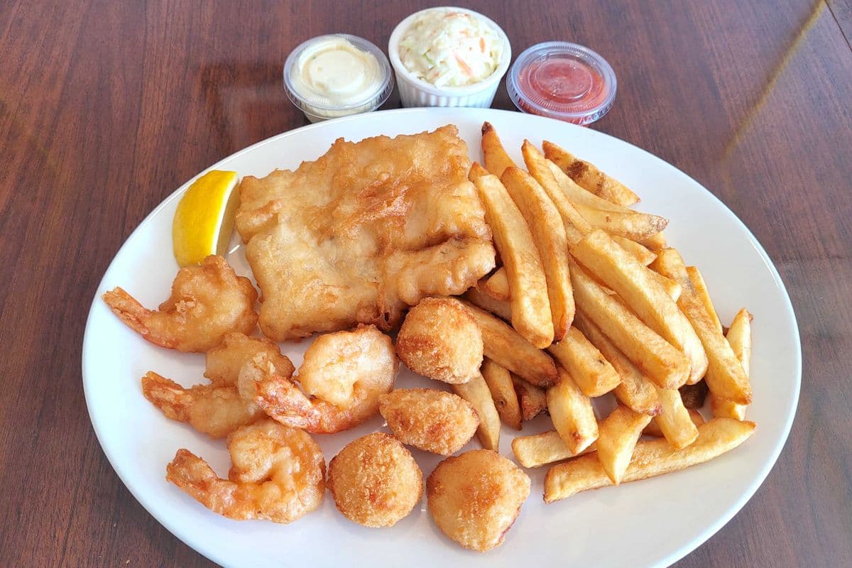 Haddock & Seafood Platter