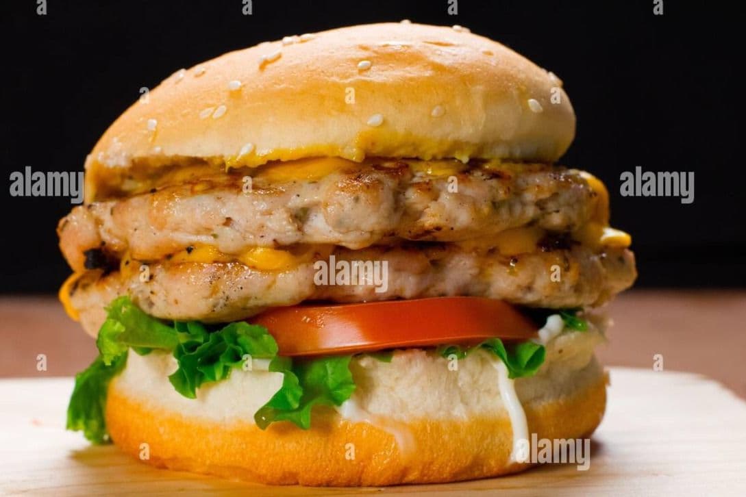Double Chicken Burger
