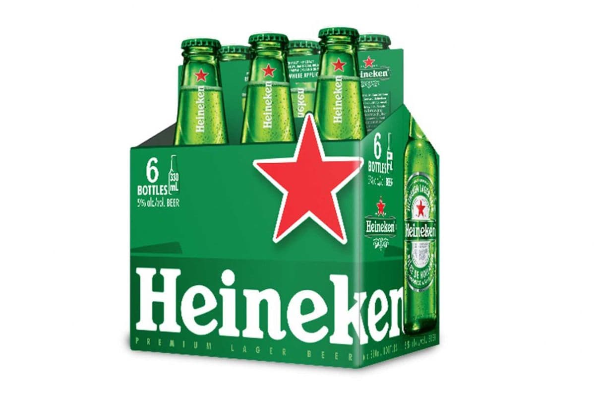 HEINEKEN LAGER (6 BTLS) (6 x 355ml )