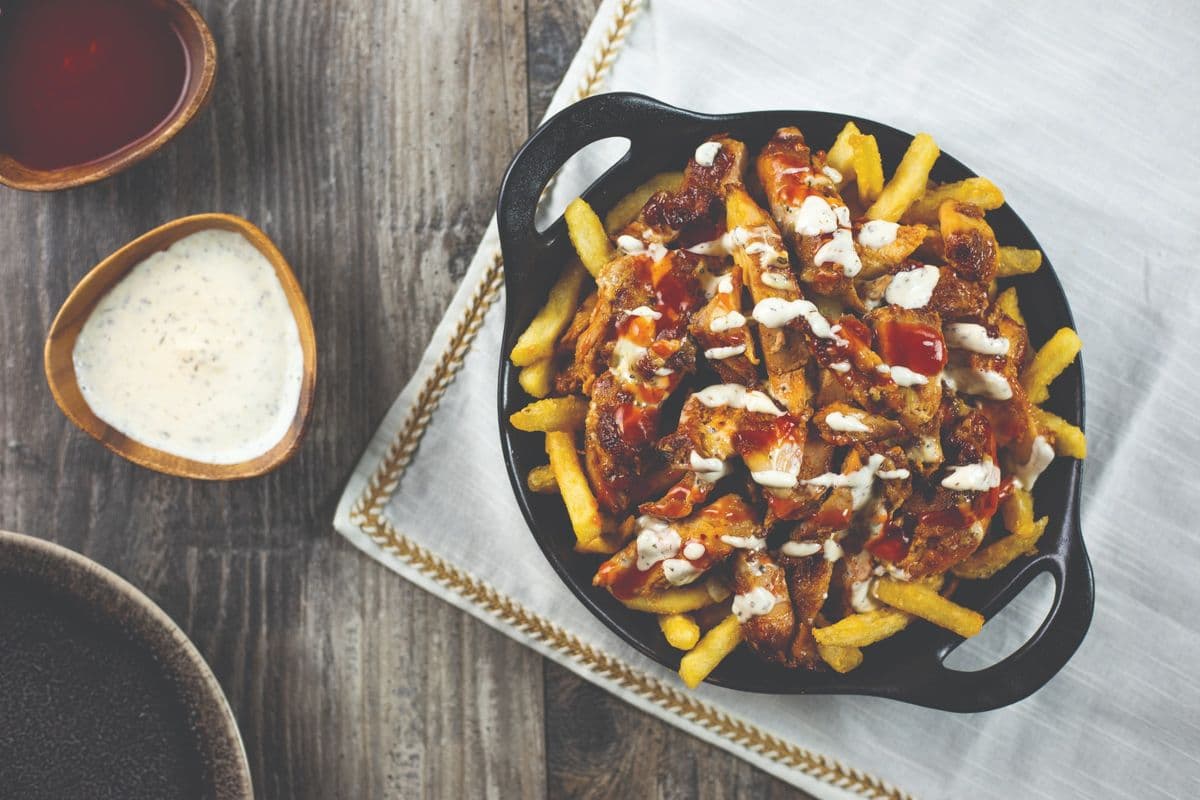 Chicken Shawarma Poutine Bowl