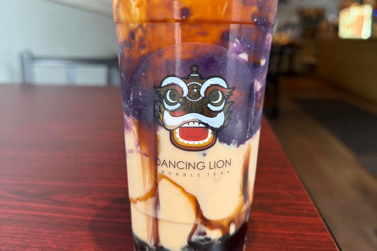 Brown Sugar Ube Milk Tea