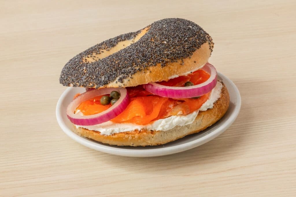 Cream Cheese and Lox Sandwich