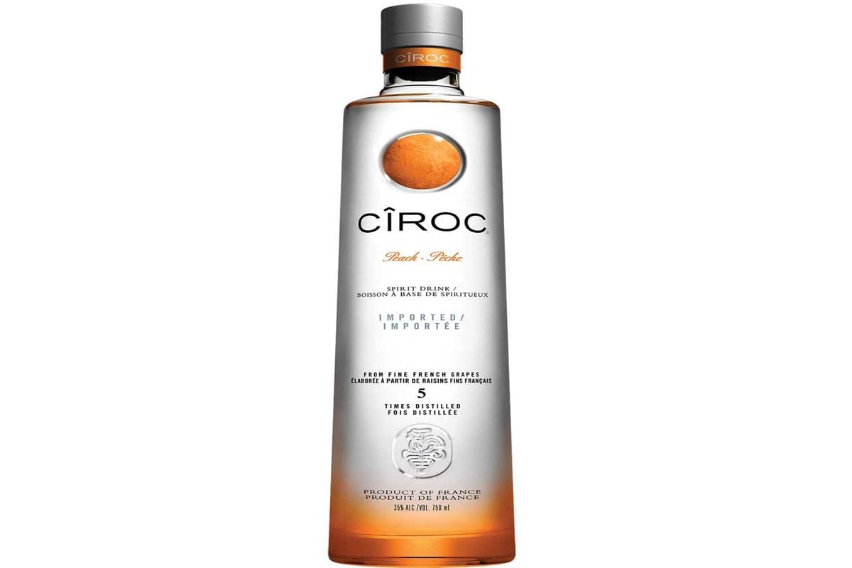 Ciroc Peach Vodka 750 ML (1 x 750ML)