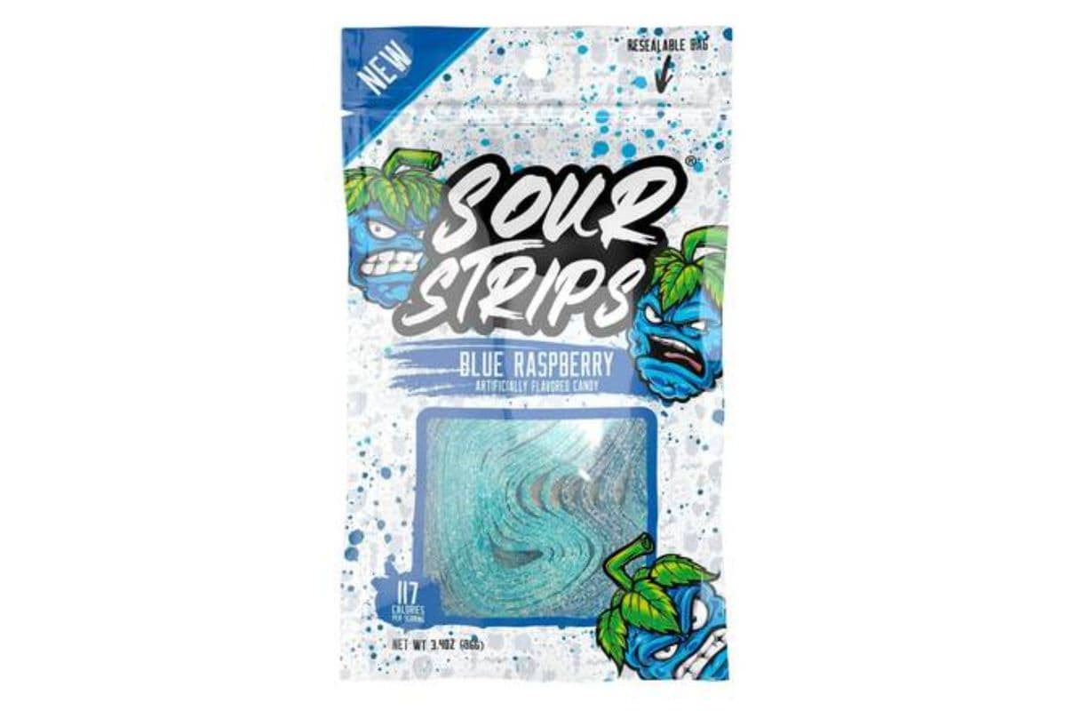 Sour Strips Blue Raspberry (96 g)