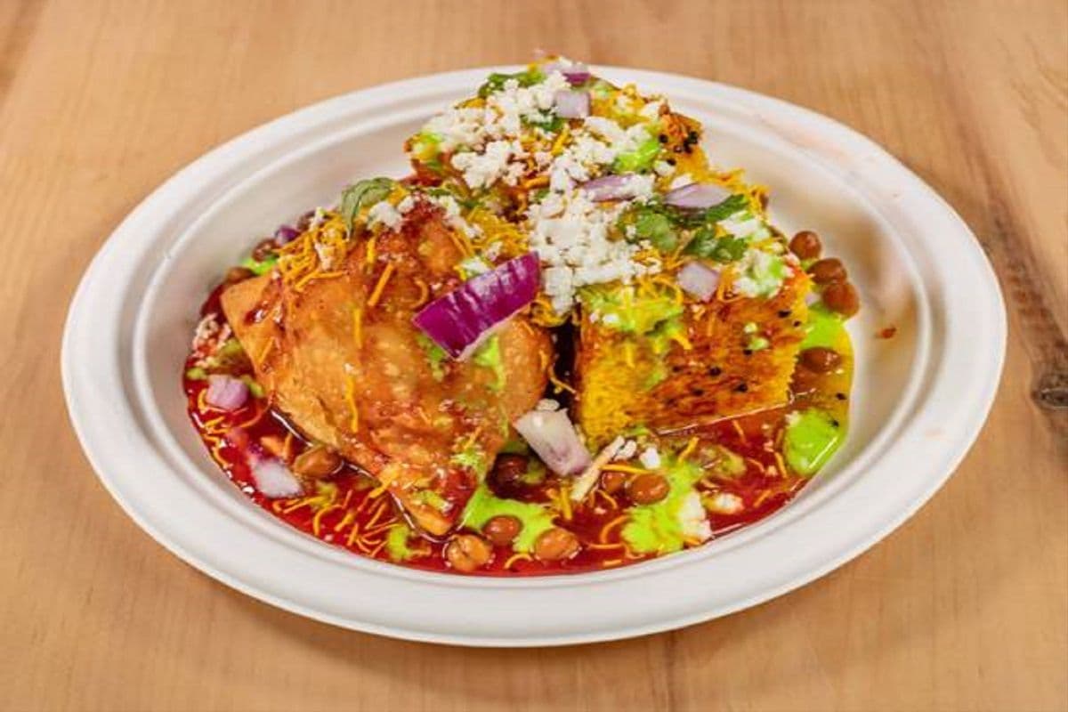Samosa Dhokla Chat