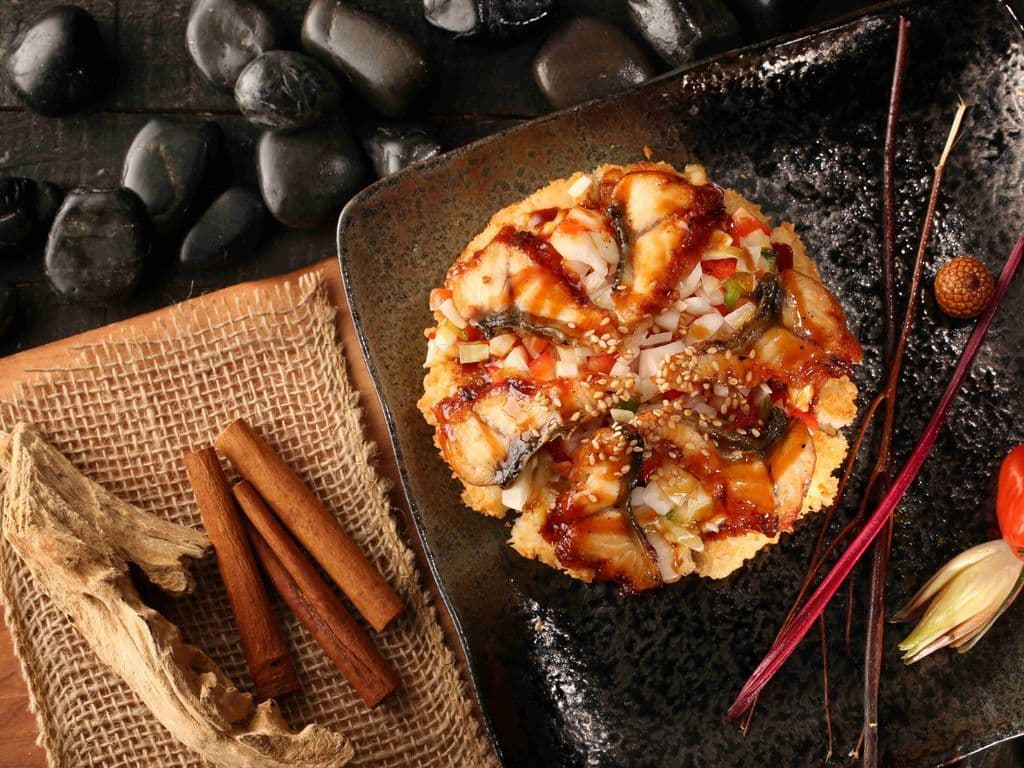 B.B.Q. Eel Sushi Pizza