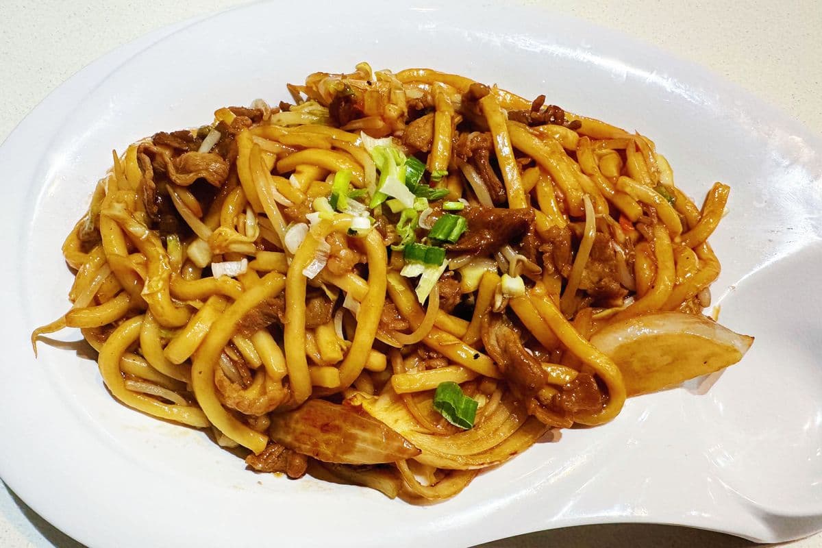 106. Beef Fried Udon