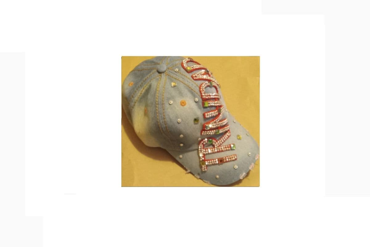 Trinidad Rhinestone Denim Hat