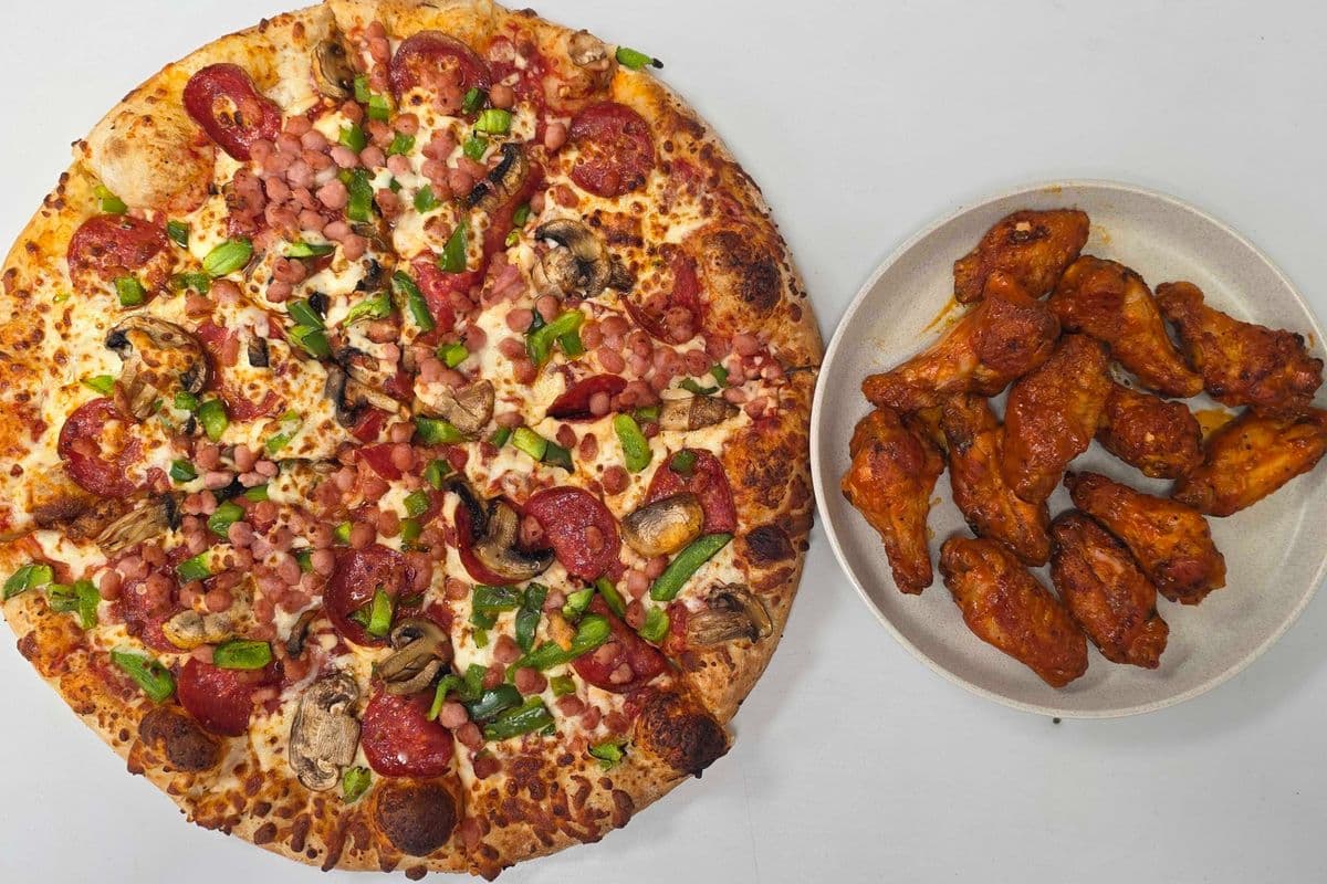 Combo 7 - Large Pizza and Wings Special