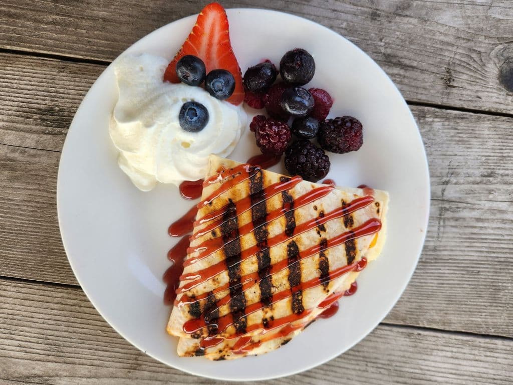 Cheesecake Quesadilla