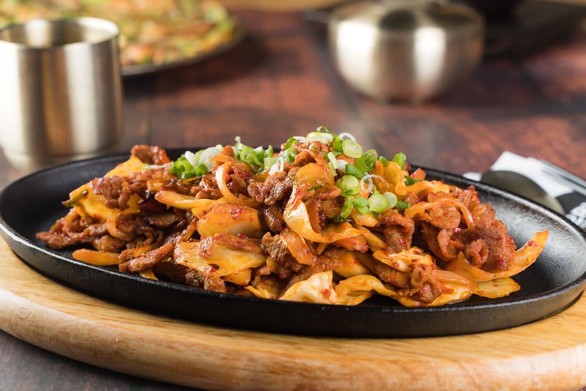 Stir-Fried Jae Yook (Spicy Soft Pork)