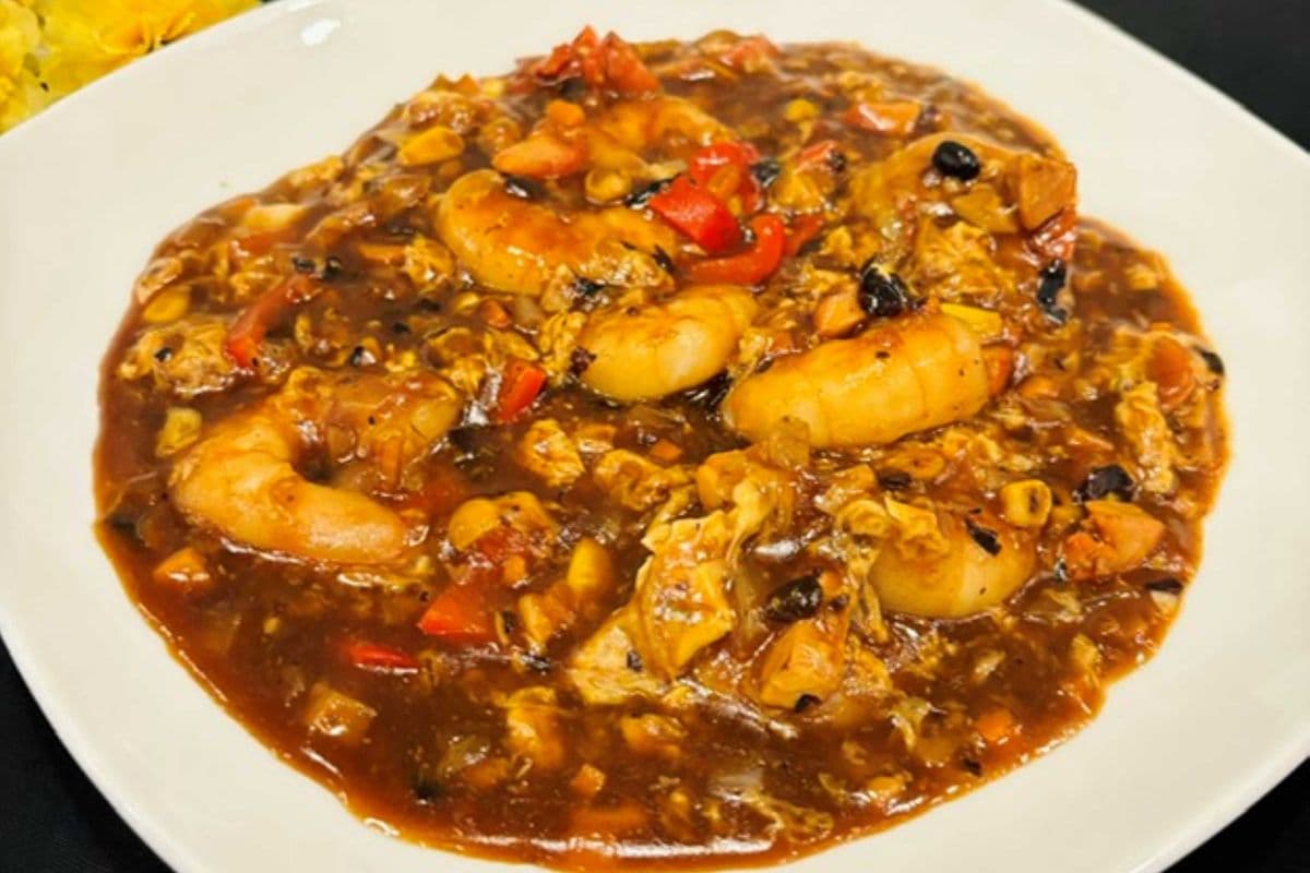 P58. Shrimp with Lobster Sauce