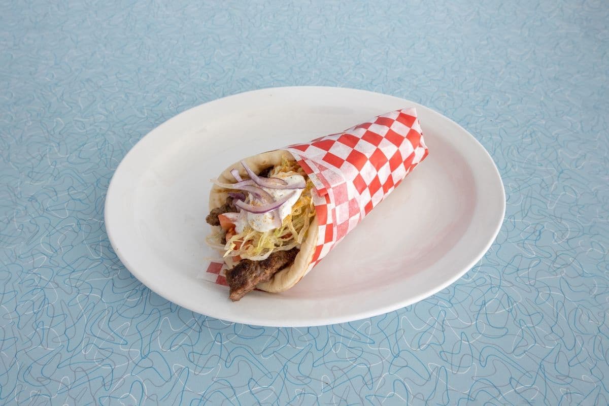 Beef Patty in a Pita