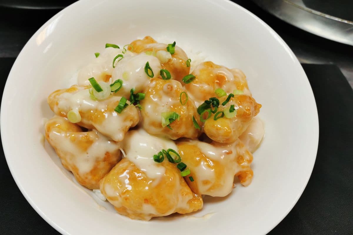 Lychee Chicken Rice Bowl