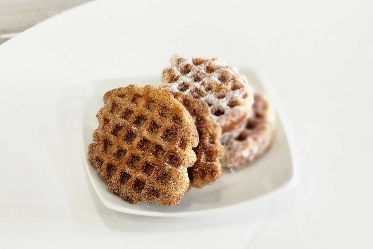 6 pcs Cinnamon Sugar mini CROFFLES