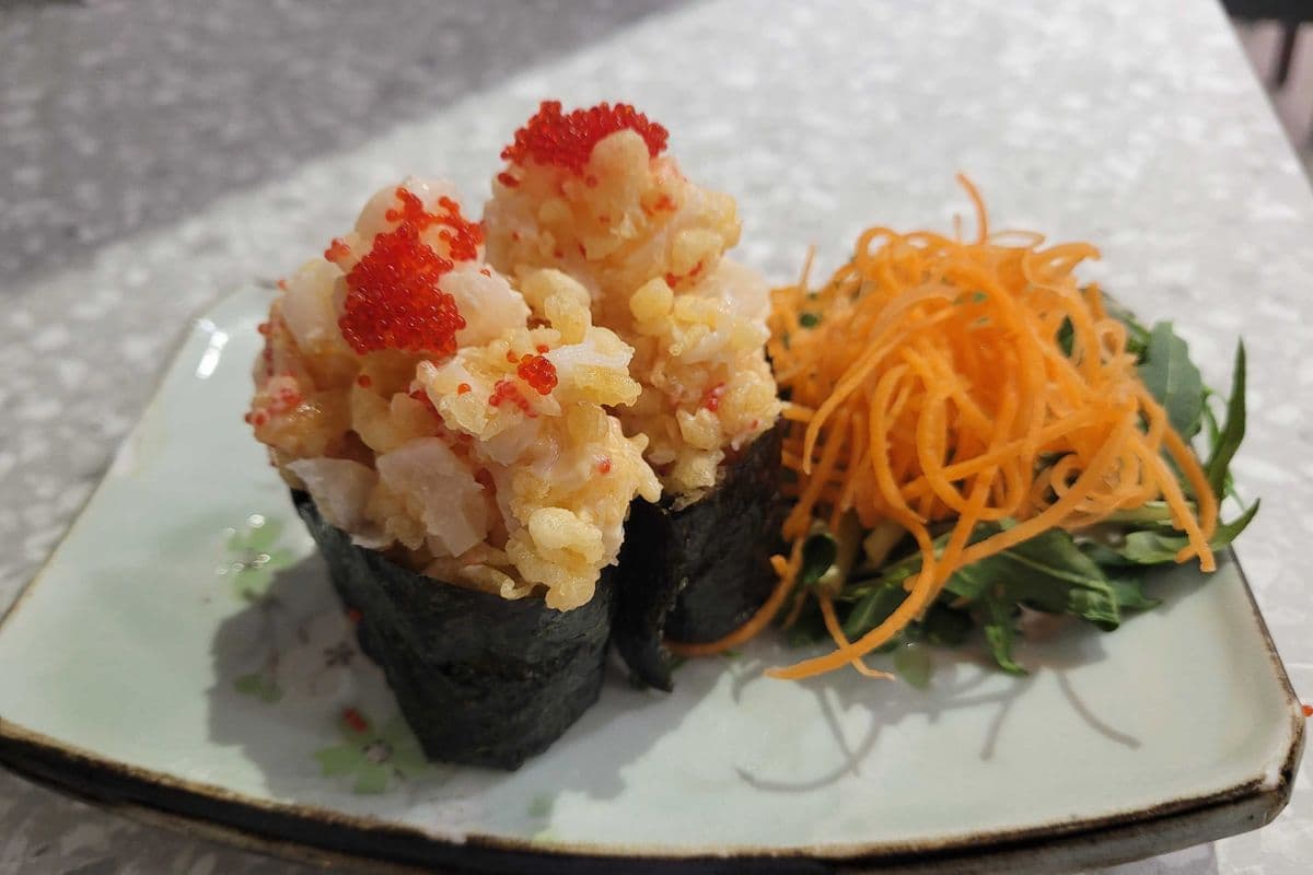 10 Hotate tempura