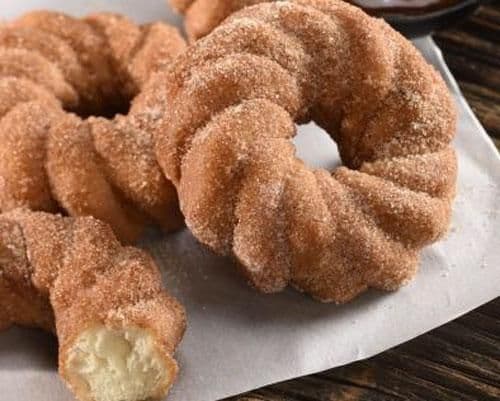 DESSERT MENU Cinnamon Sugar Churro Donut Duo
