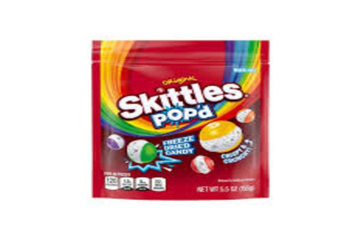Skittles Pop'd Freeze Dried Candy Original (155g)