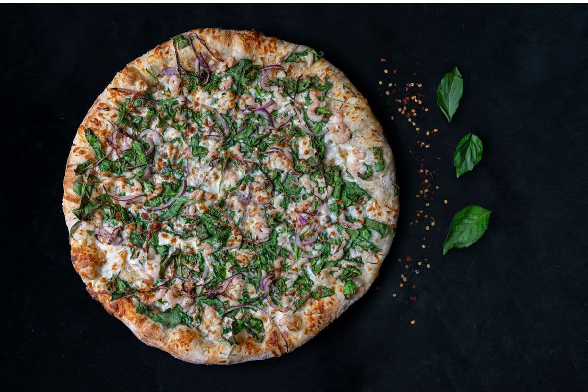 12" Medium Shrimp Bianco Pizza