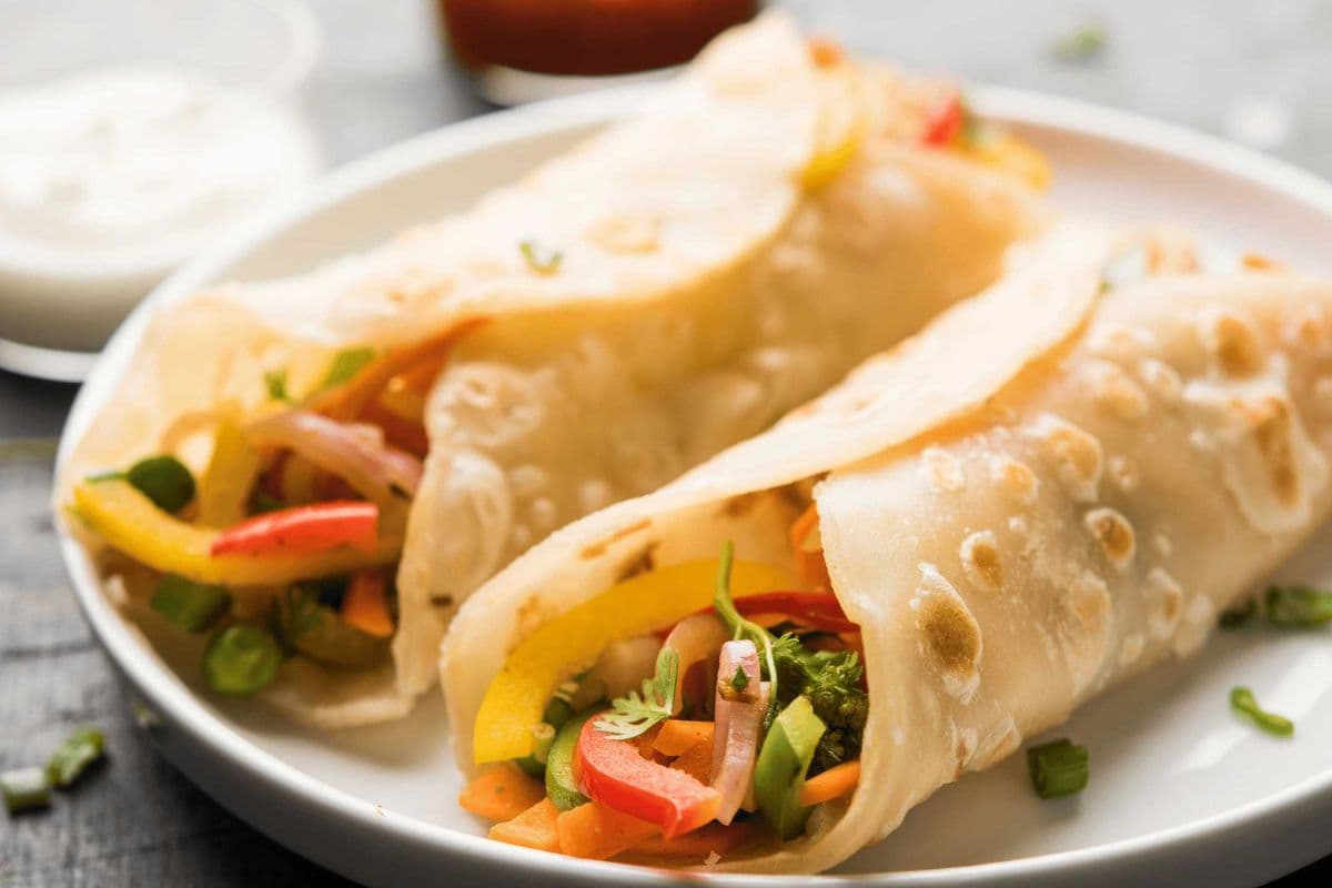 Two X Aloo Tikki Kathi Roll