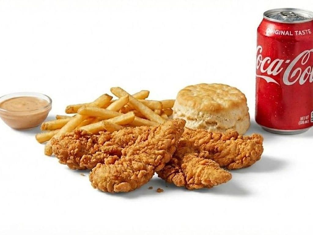 4 Piece Crispy Tenders -Meal