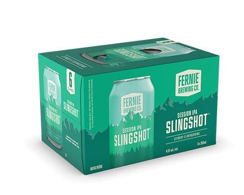 Fernie Brewing Co. Slingshot Session IPA (6 x 355 ml Cans)