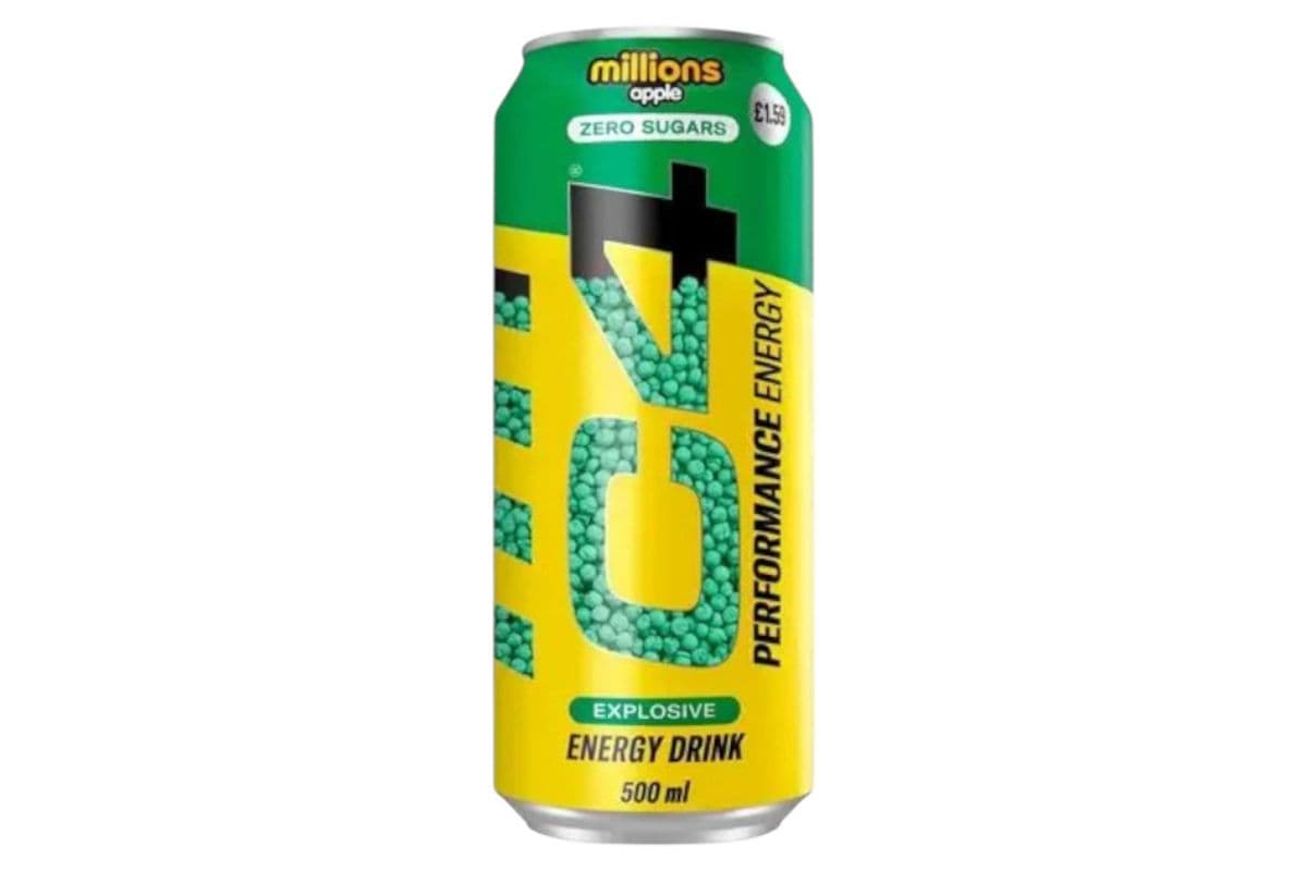 C4 Energy Millions Apple Zero Sugar (500ml) (4 Cal)