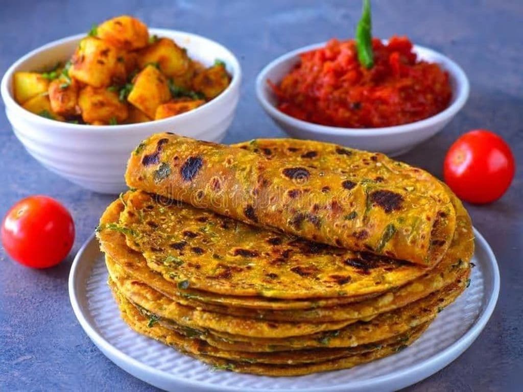 Thepla & Bhaji (4 Pc)