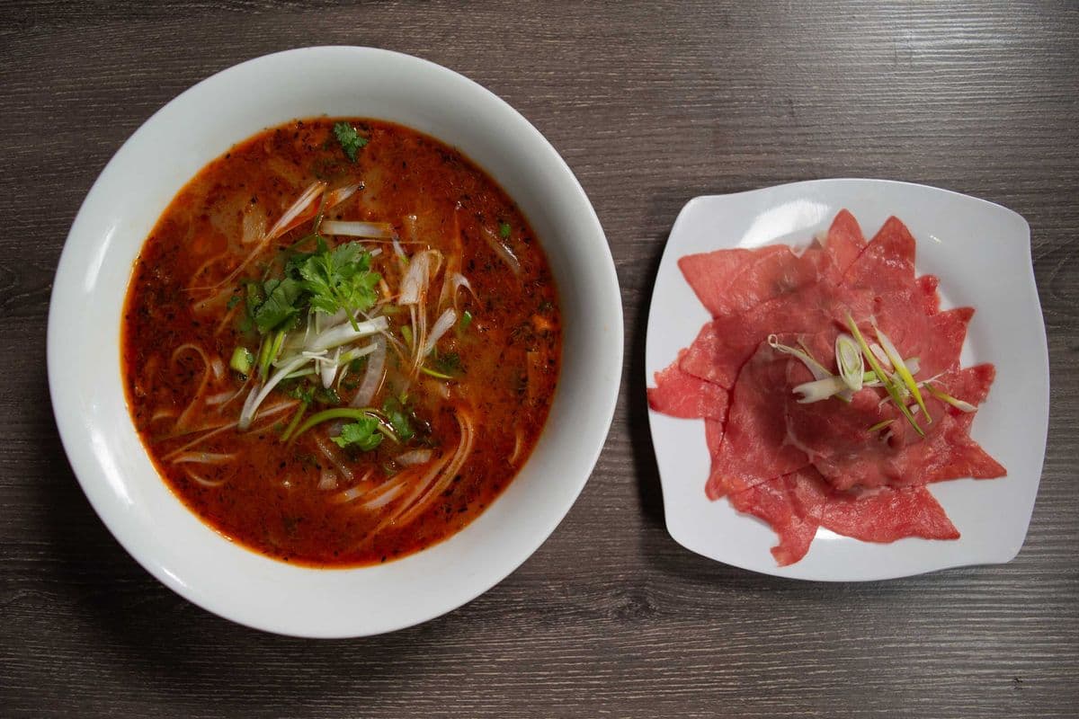 P11. Large Sate Beef with Rice Noodle