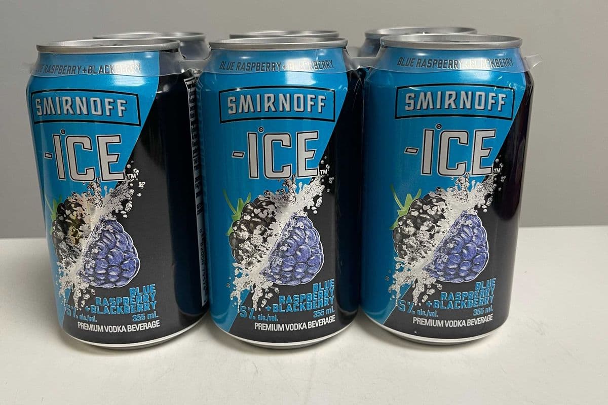 Smirnoff Ice Blue Raspberry & Blackberry 6pk (6 x 355ml)