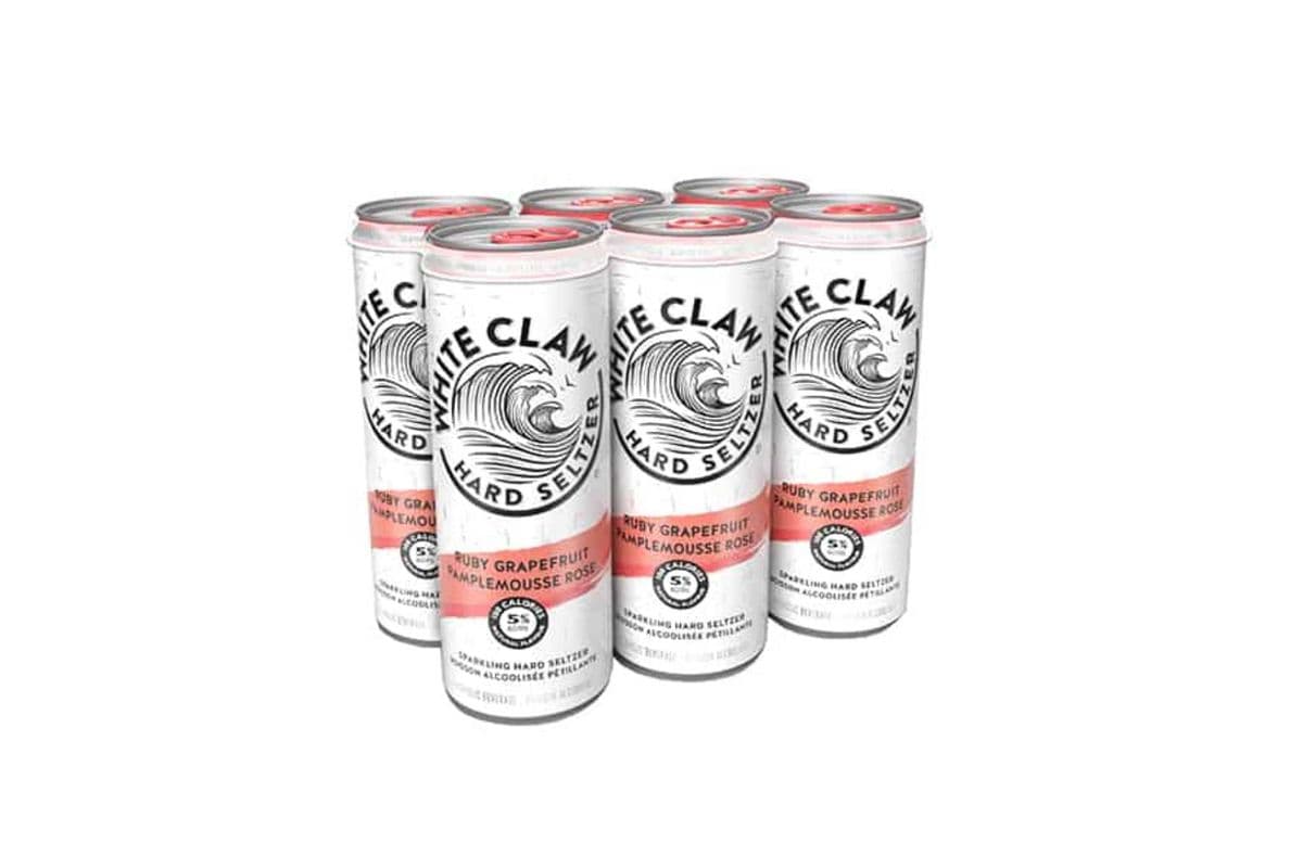 White Claw Ruby Grapefruit 6 Pack Cans (6 x 355ml)