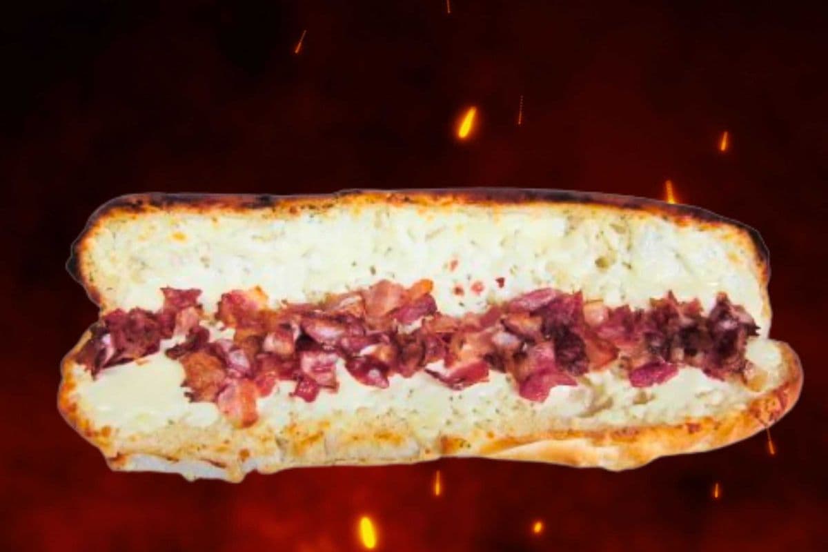 Garlic cheese Bread with Bacon