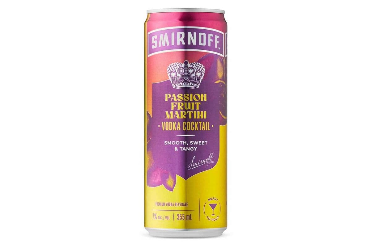 Smirnoff Passion Fruit Martini 355ml (1 x 355ml)