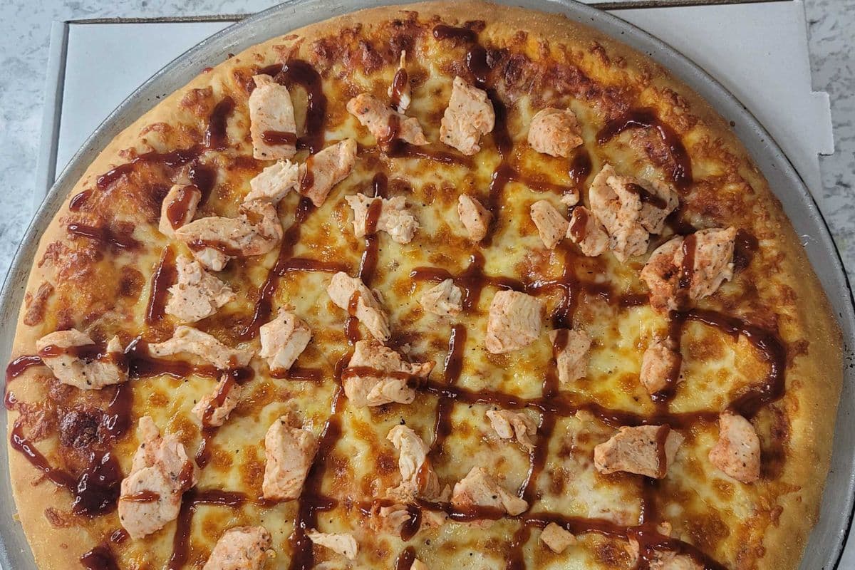 Petite pizza poulet / Small Chicken Pizza