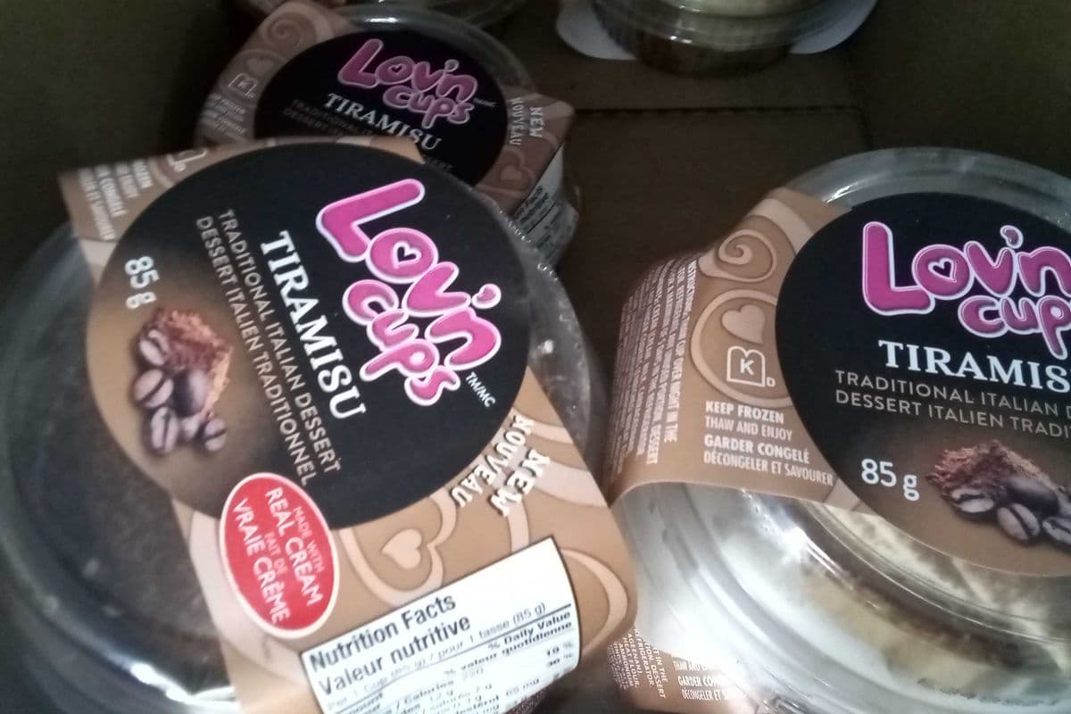Tiramisu love single serve cupcake 85 g