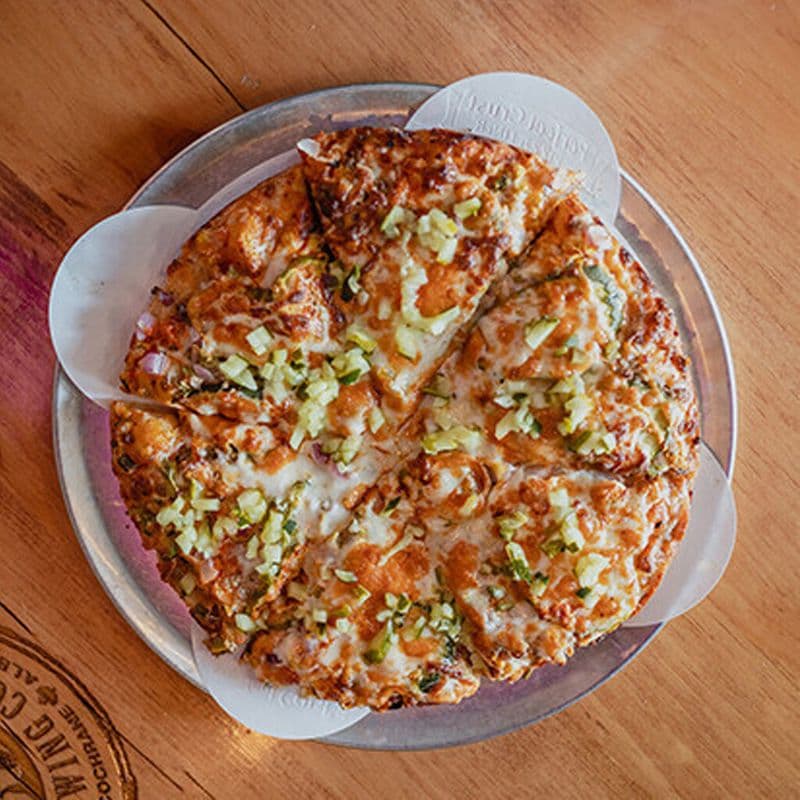 10" Spicy Cheeseburger Pizza
