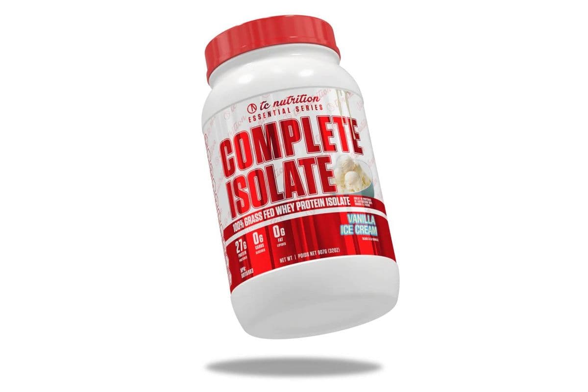 TC Nutrition Complete Isolate Vanilla Ice Cream Protein Powder (2 lb)
