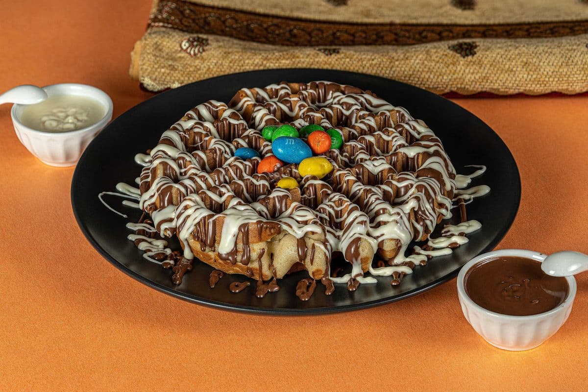 M&M’s Chocolate Waffle