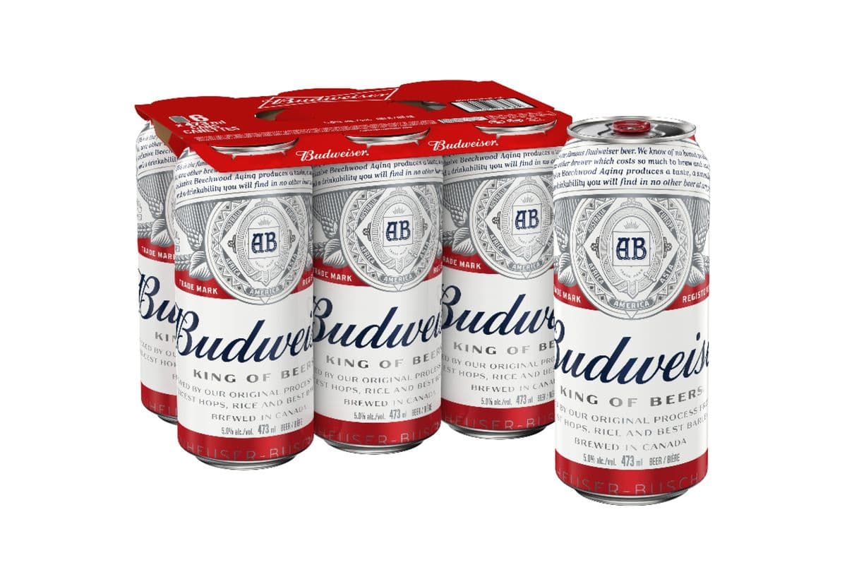 Budweiser 77486 (6 x 473ml Cans)