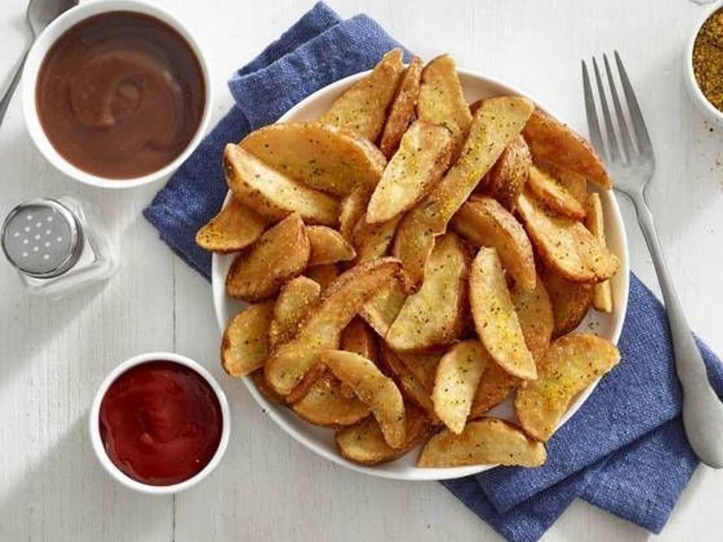Lemonized Potato Wedges